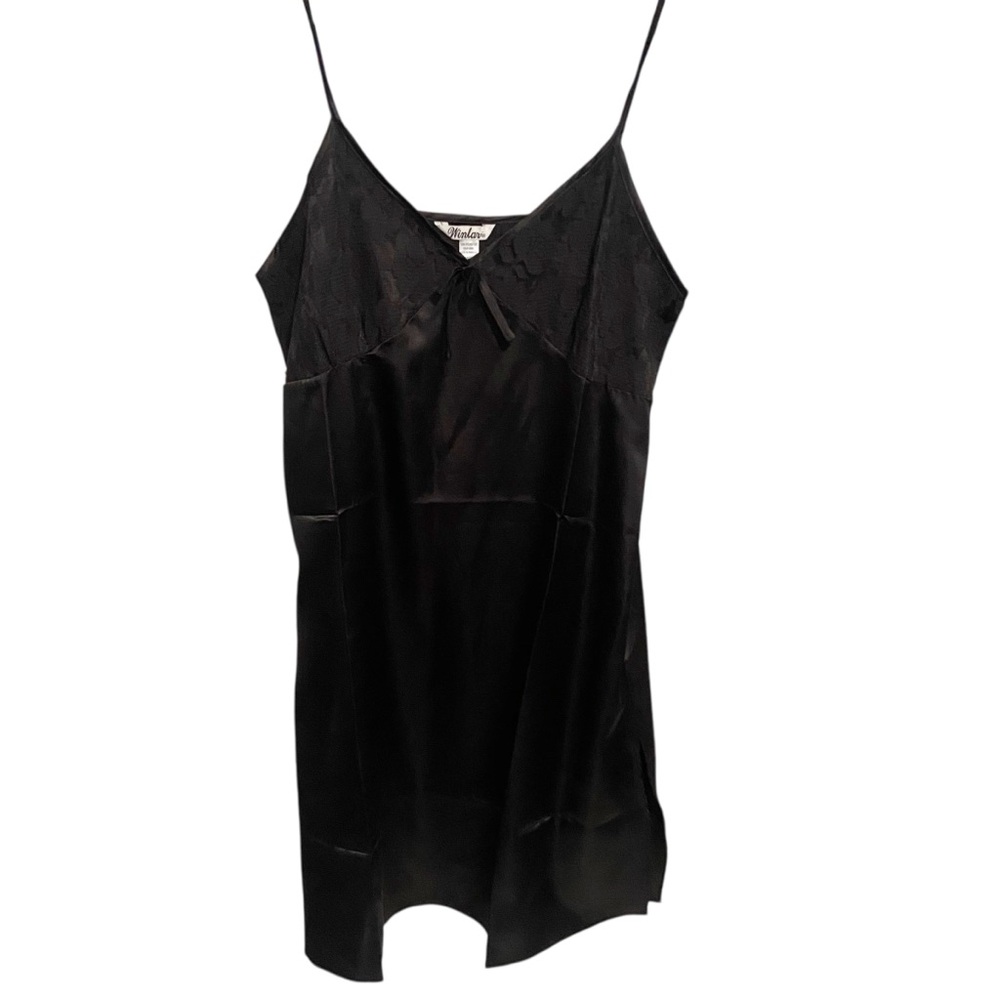 Winlar Nightie Womens Large  Slip Dress Chemise Satin Lingerie Feminine Vintage